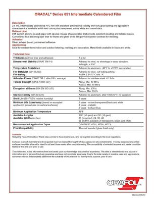 24 X 10 Ft Roll Di Oracal 651 Vinile Bianco Opaco Italia - Foto 8