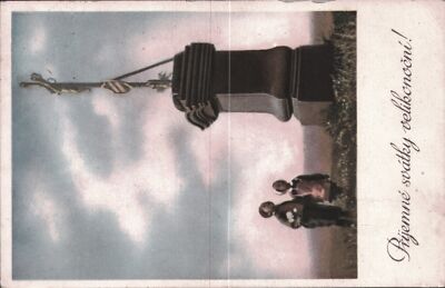 Vintage Easter Postcard with Handwritten Message - RPPC 1940
