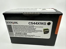 OEM Lexmark C544X1KG EXTRA HIGH YIELD Black Toner Cartridge 44 X544