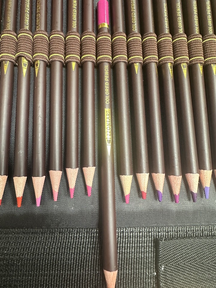 ZZONEART coloured pencil set 72 Pencils eBay
