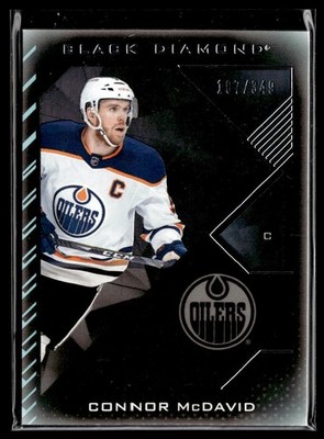 2021-22 Upper Deck Black Diamond Hockey #BDB-CM Connor McDavid /349