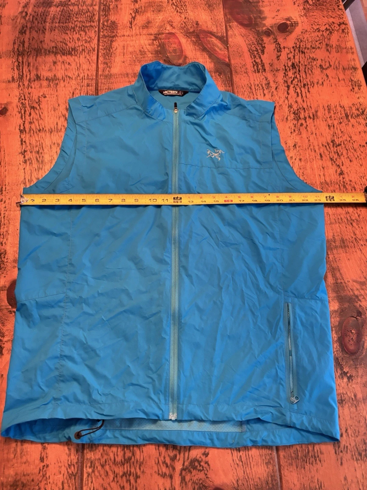 Arc'teryx Incendo Vest Men's Large Blue Lightweight Running Windbreaker 2014 - product detail image 4