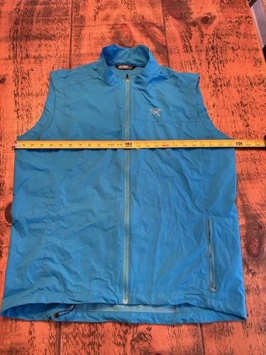 Arc'teryx Incendo Vest Men's Large Blue Lightweight Running Windbreaker 2014 image 4