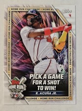 RONALD ACUNA JR. 2023 Topps - Home Run Challenge Code Card #HRC-15 Braves