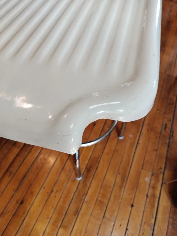 DEFECTIVE 标准 20x24 铸铁白色 23 瓷盆水槽 Drainbo G3D — 第 3/4 张图片