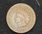 HS&C: 1874 Indian Head Penny/Cent G - US Coin