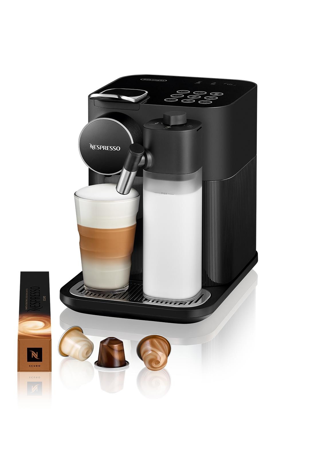 De’Longhi Nespresso Gran Lattissima coffee machine by Delonghi, Sophisticated