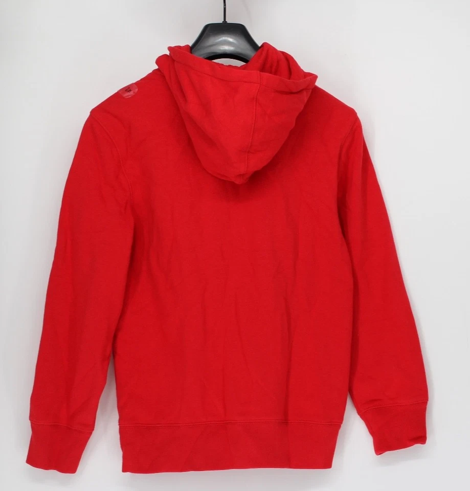 GAP Kids RED w/ NAVY & WHITE GAP LOGO  Zip-Up Hoodie XL Size 12 NWT - Image 2 of 4