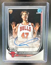2025-26 Bowman #BCA-LO Lachlan Olbrich RC Auto Rookie Chrome Autograph