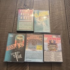 Lot Of 5 Rock  n  Roll Casette Tapes