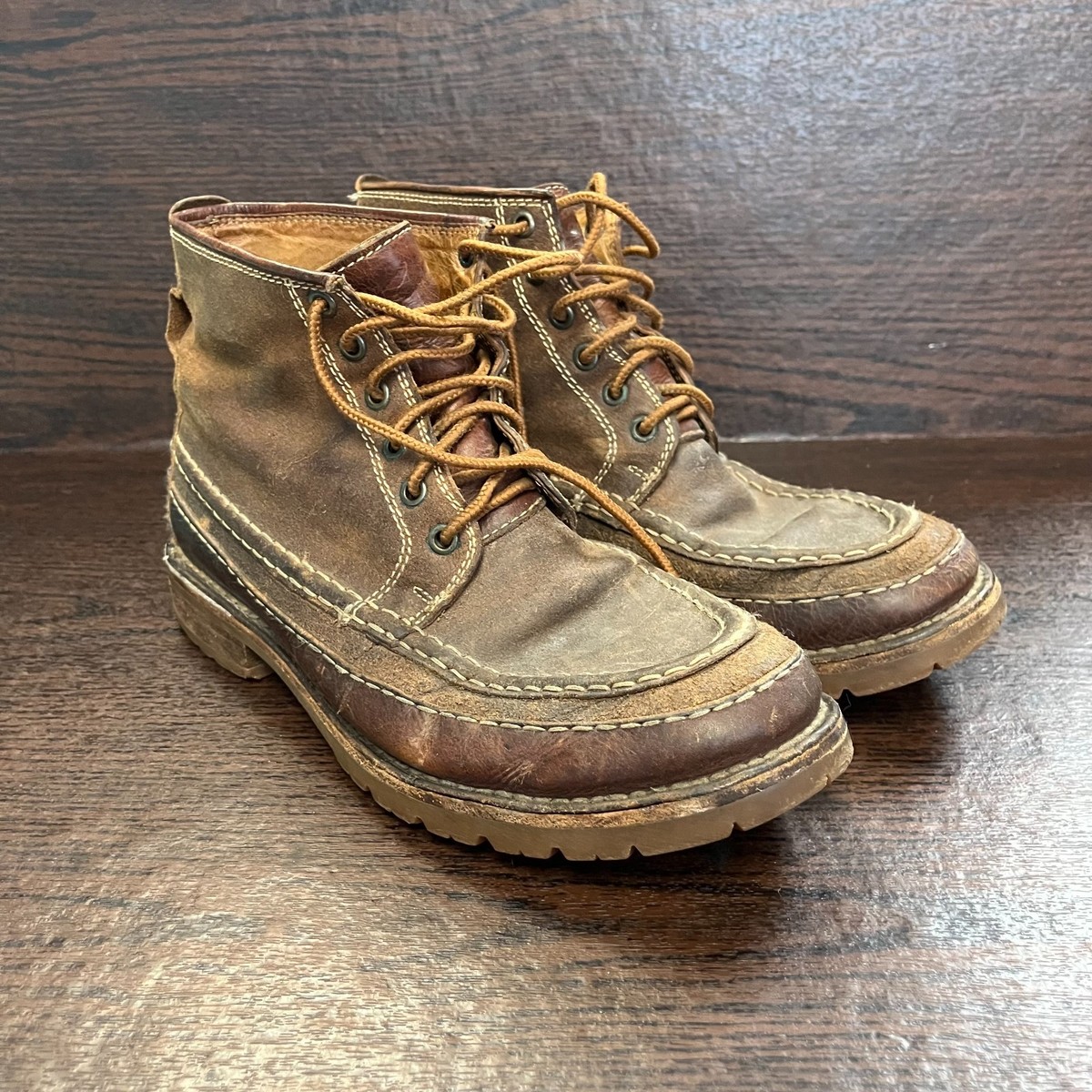 Frye Arkansas Lace‎ Up Boots Frye Arkansas Logger Mid 87054 Mens Brown Leather Lace Up  main image 4