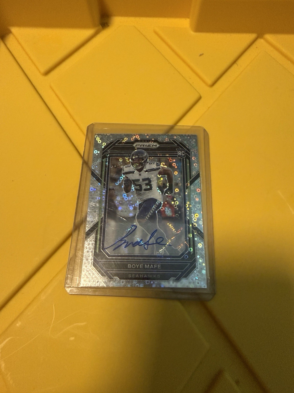 Boye Mafe Panini Prizm #386 Autograph-No Huddle