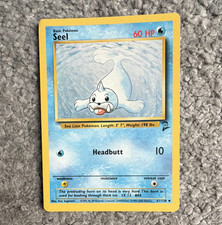 Pokémon TCG Base Set 2  Seel 61/130 Uncommon Excellent 