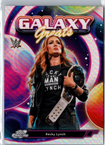 2026 Topps Chrome Cosmic WWE Galaxy Greats Refractor Becky Lynch #GG-22