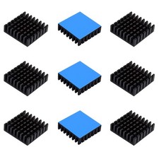 10pcs Aluminum Heatsink 28x28x8mm / 1.1x1.1x0.31 inches with Thermal Conducti...