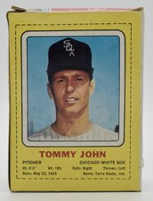 1969 Transogram Tommy John Chicago White Sox Statue w/ Card & Box 209814