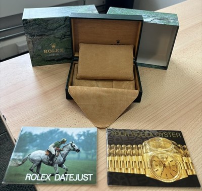 ROLEX 1984 DATEJUST 16233 WATCH BOX SET & MANUALS DF114