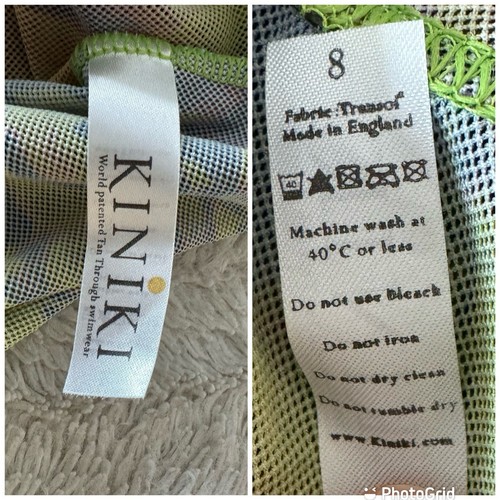 Kiniki Tan Through Support Top Swimsuit Womens US 4 Amalfi Feather One Piece - Picture 2 of 12