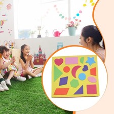 Geometric Puzzle Play Mat Foam Soft Cognitive Development Multiple Shapes Puzzle