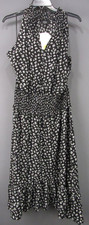 Maxi Vestido MSK Cintura Calada Floral En Niveles Talla XL # 3A 2937 Nuevo