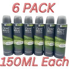 6 Pack Dove Men Care Deodorant Spray Extra Fresh 150ML