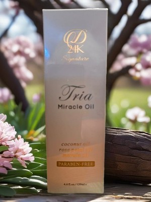 D24K Tria Miracle Oil Coconut Oil Marula Oil 4.6 fl oz