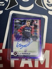 2025 Topps Chrome Mls - Autographs Ilay Feingold #CA-IF Purple Wave /75 