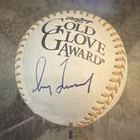 Greg Maddux Rawlings Gold Glove Award Autographed baseball authenticated