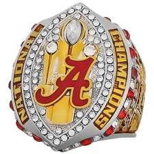 NCAA 2020 Alabama Championship Ring-HC Saban Size 11
