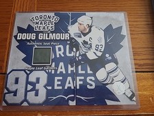 Doug Gilmore Toronto Maple Leafs Piece Of History Picture With Coa