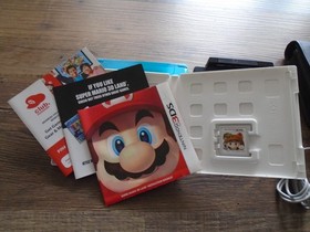 ONE OWNER Nintendo 3DS Aqua Blue CTR-001 w/ game, charger, stand, OEM stylus USA