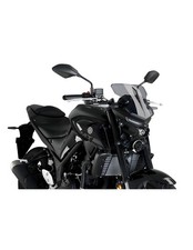 CUPOLINO NAKED N.G. SPORT PUIG PER YAMAHA MT-03 300 2022 > 2025 FUME CHIARO