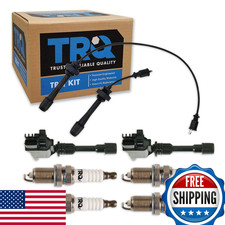 Trq Ignition Coil And Spark Plug Kit 7 Piece Iridium Spark Plugs Compatible