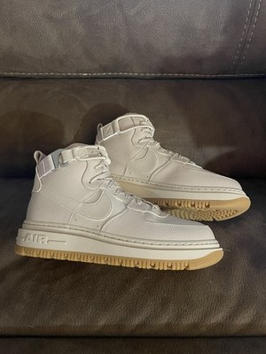 Nike Air Force 1 HI UT 2.0 Fossil Stone Pearl Boots DC3584-200 Women 9.5, Men 8
