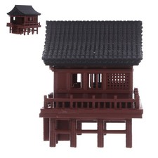Fish Tank Figurines Decoration Japanese Garden Pavilion Miniature