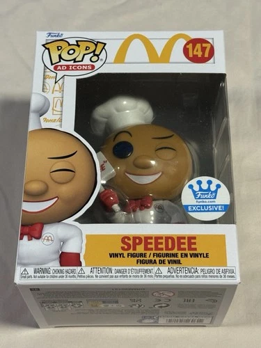 Funko Pop! Ad Icons ~ McDonalds ~ Speedee #147 ~ Funko Shop Exclusive