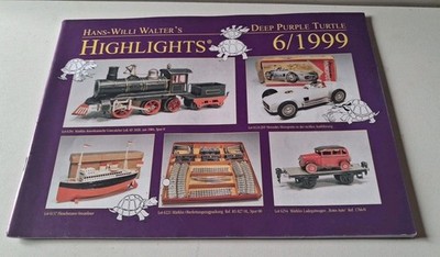Hans-Willi Walter's Highlights - 6/1999 -Deep Purple Turtle - Spielwaren-Katalog