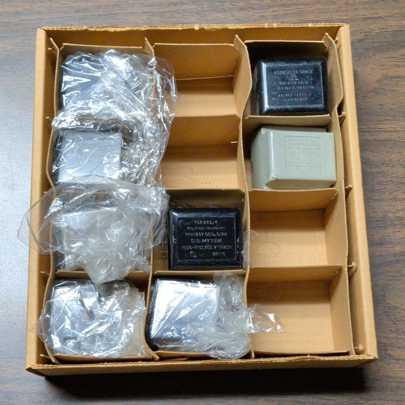 Western Electric KS21239 L4/L6 Class 2 Plug-In Transformer 120V-24V Vintage Lot