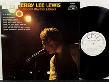 JERRY LEE LEWIS Rockin Rhythm  Blues LP SUN 107 MONO DJ PROMO 1969 Rock N Roll