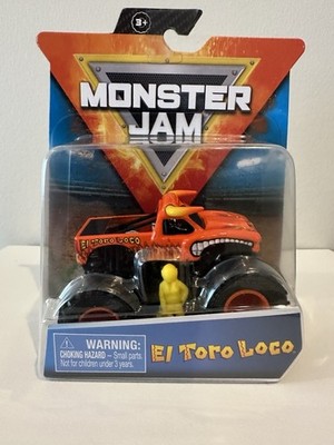 Monster Jam EL TORO LOCO Crazy Creatures 1/64 Orange Bull Black