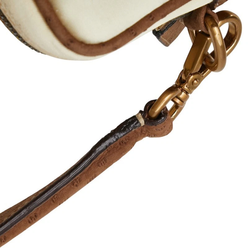 Prada Triangular Logo Plate Botanical Print Mini Handbag Multicolor Leather Used - Image 4 of 4