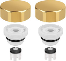 2 Sets Outdoor Faucet Repair Kit, Brass Vacuum Breaker outside Faucet Set for VA