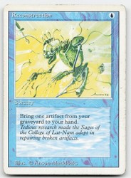 Reconstruction Revised Edition Magic: The Gathering Common