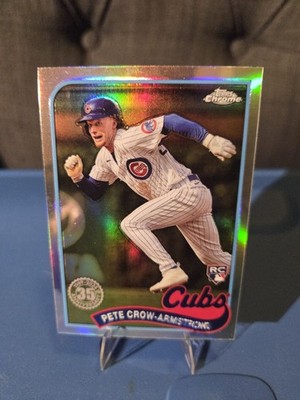 2024 Topps Chrome Pete Crow Armstrong 3 Card Rookie Lot