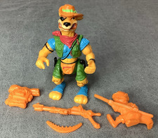 Vintage 1991 Playmates TMNT Walkabout Action Figure with Accessories - Complete