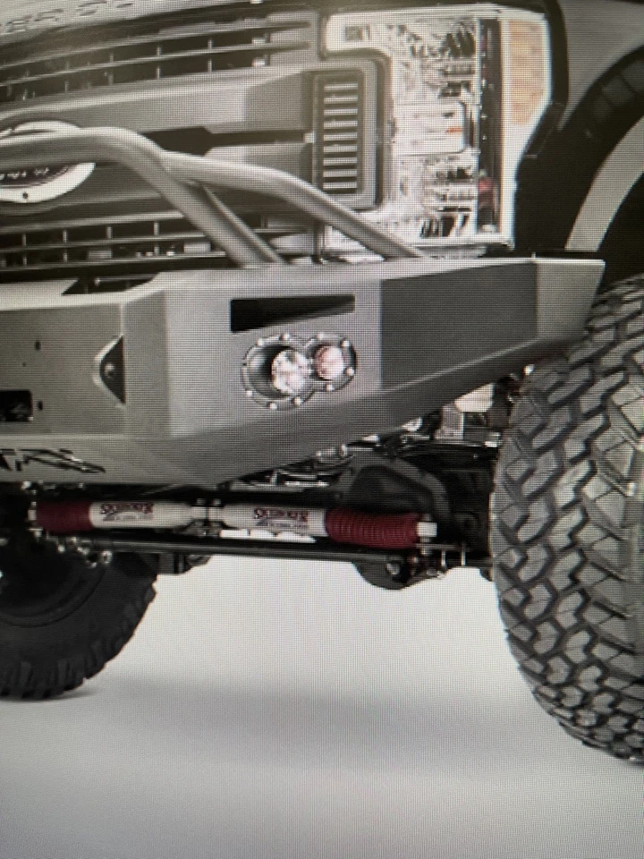 1 par de intermitentes LED y luces de conducción Fab Fours 61738 60 mm. Luces ámbar Foto 3 de 3