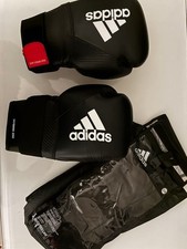 adidas boxing gloves black