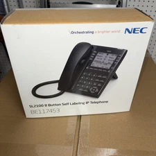 NEC BE117453 IP Self-Labeling Telephone (BK)