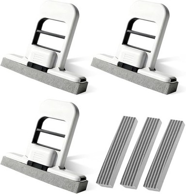 6Pcs Mini Foldable Desktop Mop, Versatile Portable Self Squeeze Wet and Dry