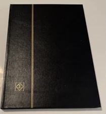 Stamp Album W/ Stamps, Leuchtturm Basic S Album, Plus 200+ Stamps 40’s-50’s, VG